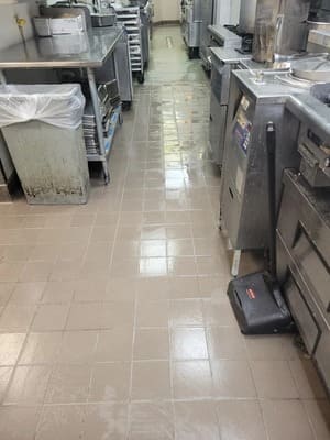 Patriot Building Solutions commercial cleaning team at work